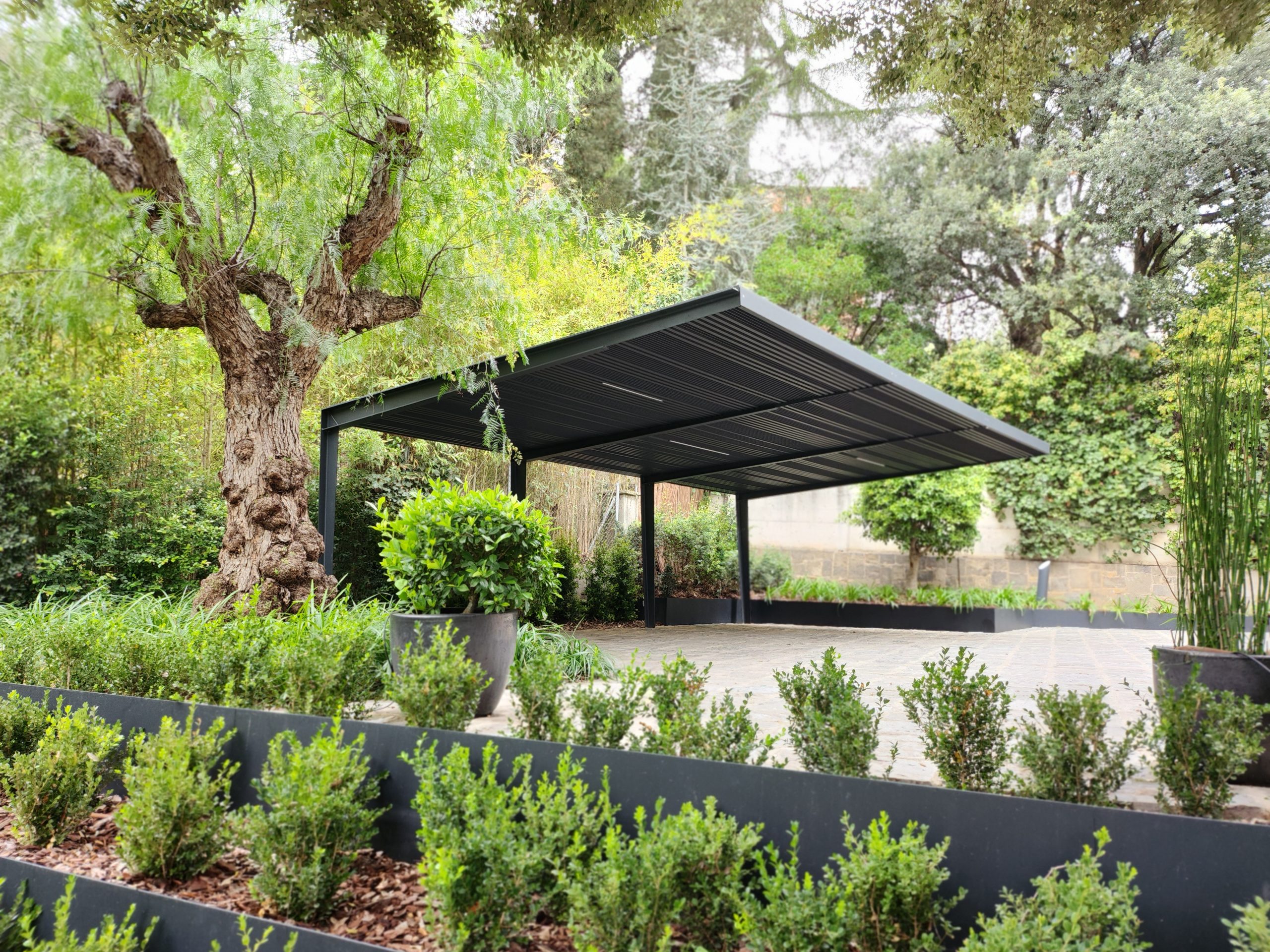 Pérgola de aluminio