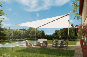 Los mejores toldos vela para tu jardín